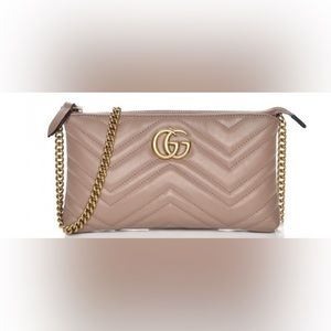 Authentic Gucci Marmont mini chain bag